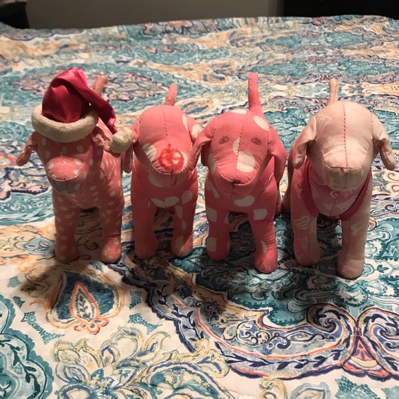 PINK Victoria's Secret Accessories - 4 VICTORIA SECRET CRAFT DOGS